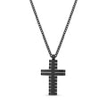 Matte Cross Pendant - Men Pendant - The Steel Shop