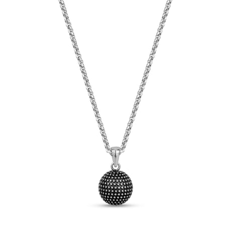 Textured Sphere Pendant - Women Pendant - The Steel Shop