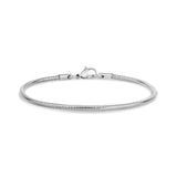 Round Snake Bracelet | 2.5MM - Mens Steel Bracelets - The Steel Shop