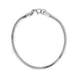 Square Snake Bracelet | 3MM - Mens Steel Bracelets - The Steel Shop