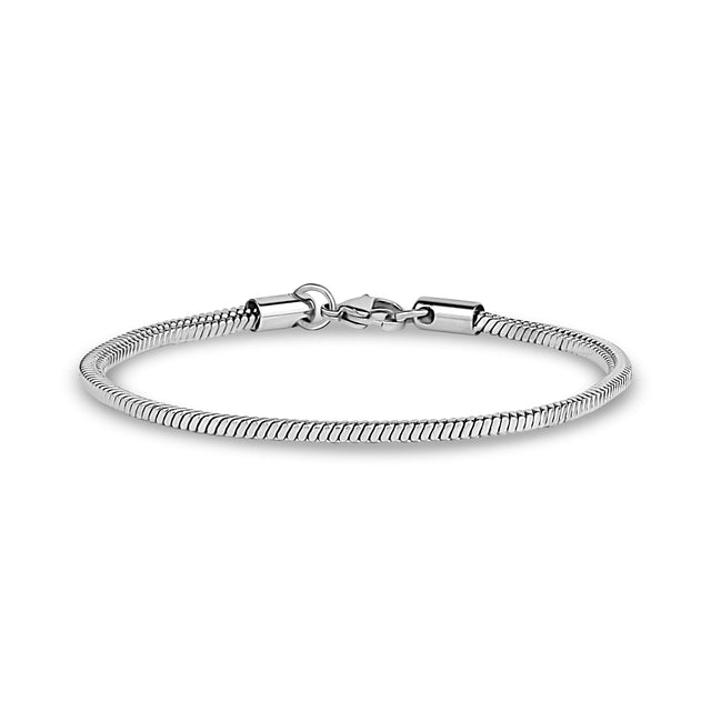 Square Snake Bracelet | 3MM - Mens Steel Bracelets - The Steel Shop