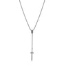 Modern Rosary Sword Necklace - Unisex Necklaces - The Steel Shop