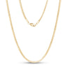 Women's Necklaces - 4mm Gold Herringbone Chain Necklaces